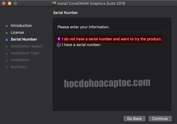 Hướng dẫn sửa lỗi cài đặt CorelDraw 2019 trên Mac