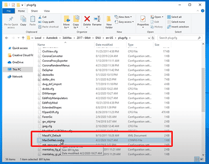 Access to a path is denied MaxDotNet.config