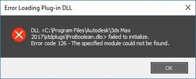 Error Loading Plug in DLL 2