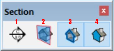 SECTION trong sketchup