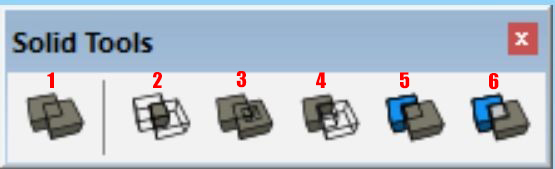 SOLID TOOLS trong sketchup