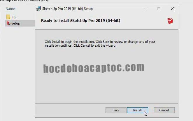 Hướng dẫn cài đặt Sketchup Pro 2019 Hướng dẫn cài đặt Sketchup 2019