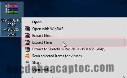 Hướng dẫn cài đặt Sketchup Pro 2019 Hướng dẫn cài đặt Sketchup 2019