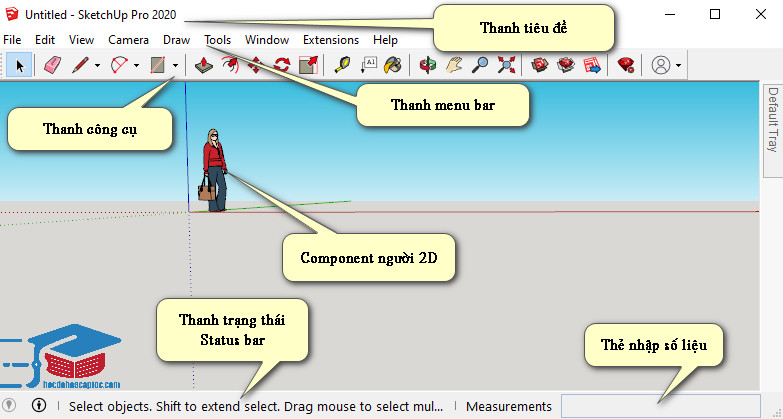 Hướng dẫn sử dụng Sketchup Pro 2020