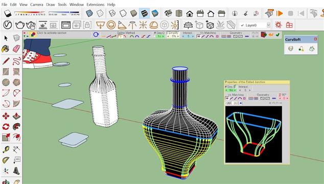 CURVILOFT 5 Hướng dẫn sử dụng plugin CURVILOFT trong sketchup