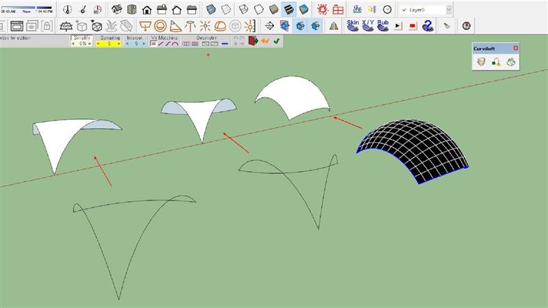 CURVILOFT 8 Hướng dẫn sử dụng plugin CURVILOFT trong sketchup