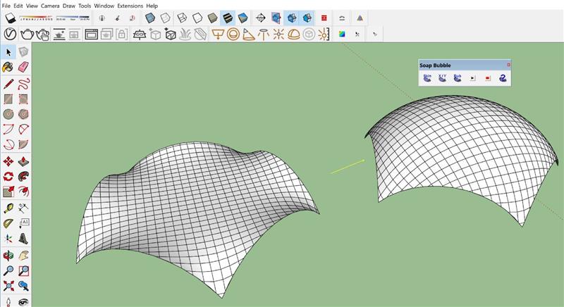 SOAP BUBBLE 2 Hướng dẫn sử dụng plugin SOAP BUBBLE trong sketchup