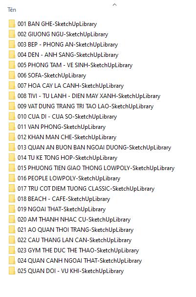 chia se thu vien sketchup 6