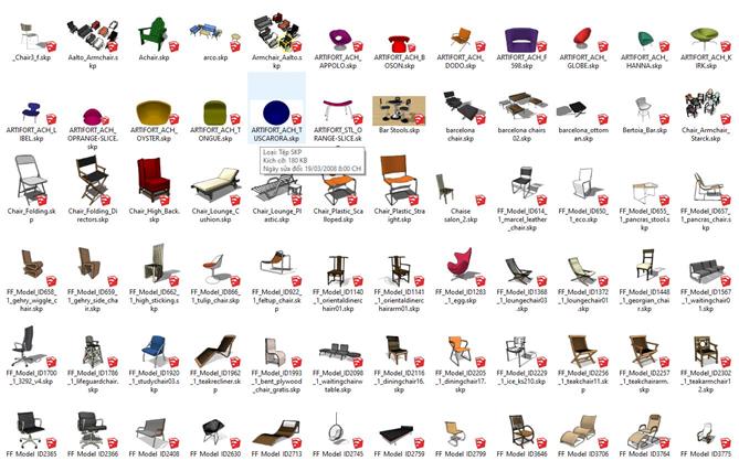 Chia sẻ file thư viện sketchup P2