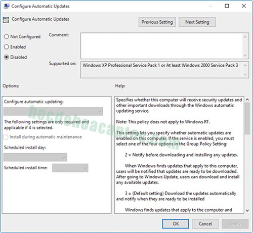 Tổng hợp 6 cách tắt update windows 10
