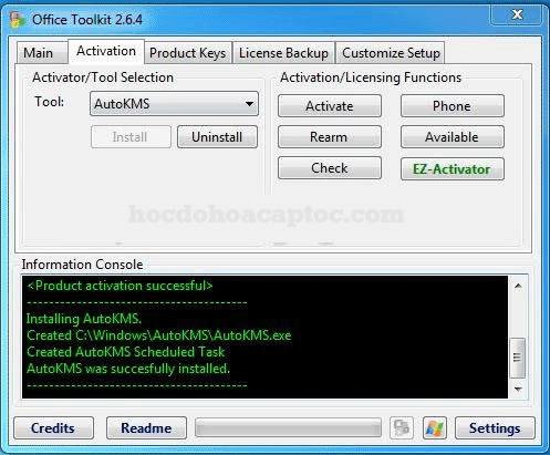 Download tool active office kích hoạt mọi phiên bản