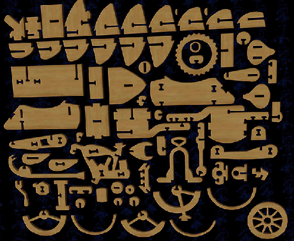 File CNC Mô hình xe máy Sidecar