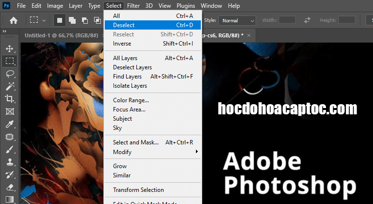 photoshop khong thao tac duoc photoshop khong thao tac duoc