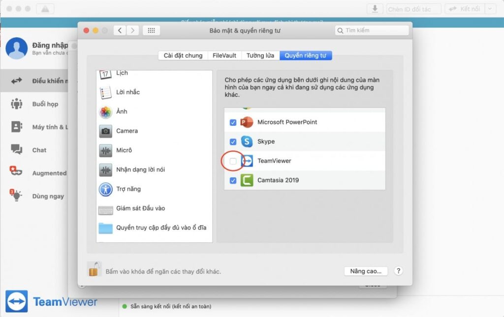 Hướng dẫn cài đặt phần mềm teamview cho macbook