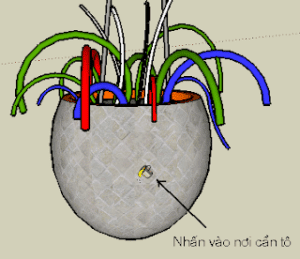 4 buoc gan vat lieu trong sketchup 3 300x259 4 buoc gan vat lieu trong sketchup 3 300x259