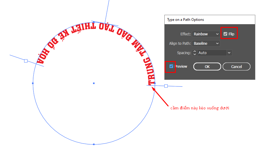 Cách đánh chữ trong illustrator và kỹ thuật xử lý