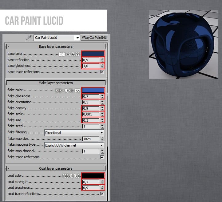 Chi tiết Setting vật liệu trên 3ds max
