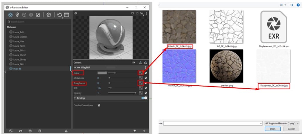 huong dan cach su dung maps vat lieu sketchup loai pbr 3 Hướng dẫn cách sử dụng maps vật liệu sketchup loại pbr