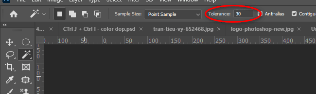 xóa phông Photoshop