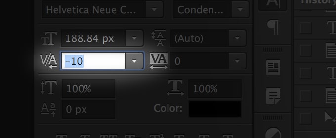 Cách điều chỉnh Kerning