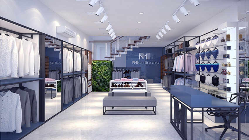 thiet ke noi that shop quan ao Thiết kế nội thất mô hình kinh doanh