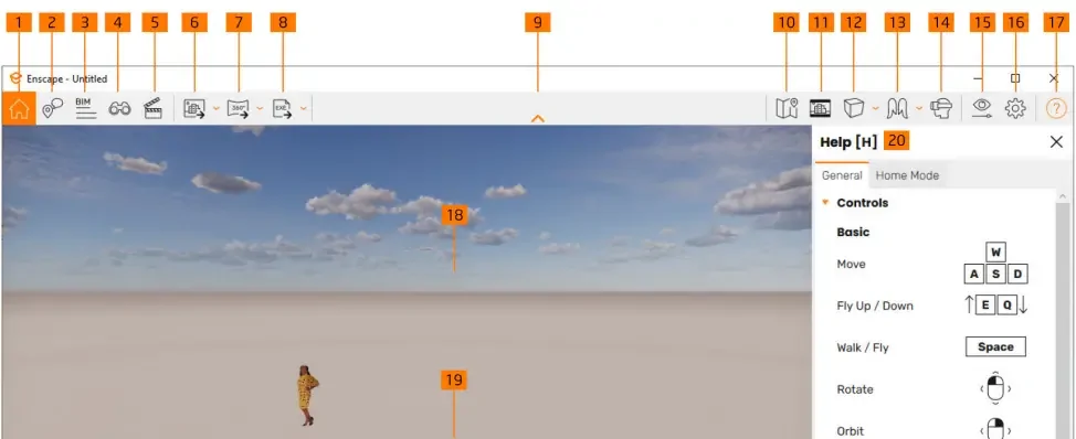 Hướng dẫn sử dụng thanh công cụ trong Enscape