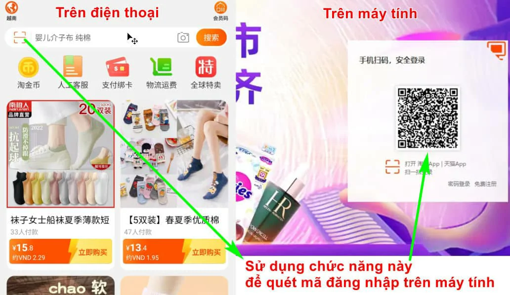 Cách tạo tài khoản taobao sử dụng bằng tiếng việt