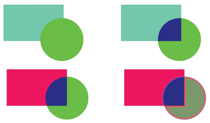 Cách sử dụng bộ công cụ Shape Builder Tool illustrator Công cụ Live Paint Selection Tool