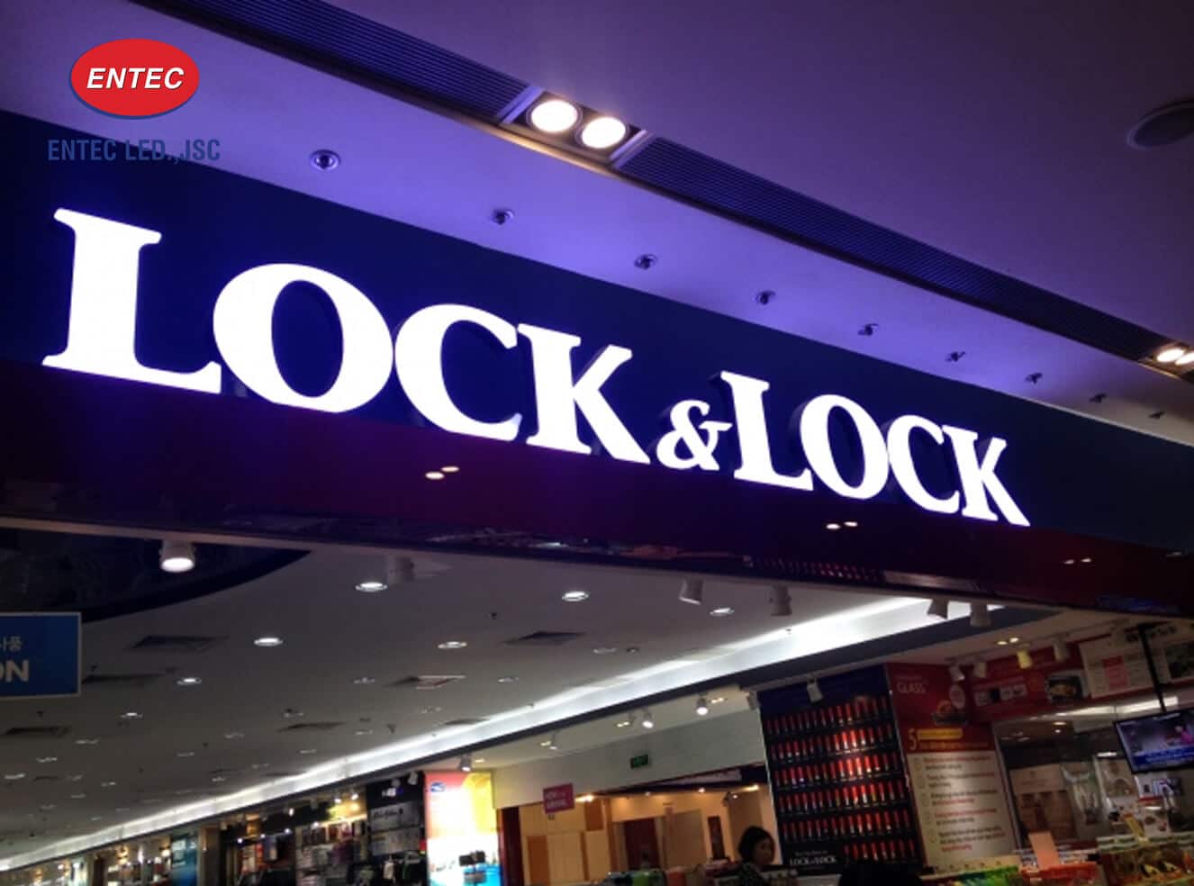 R Bảng hiệu đèn led