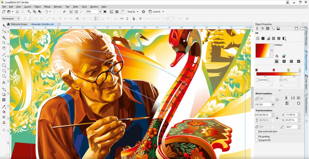 Học thiết kế đồ họa trên phần mềm Coreldraw 
