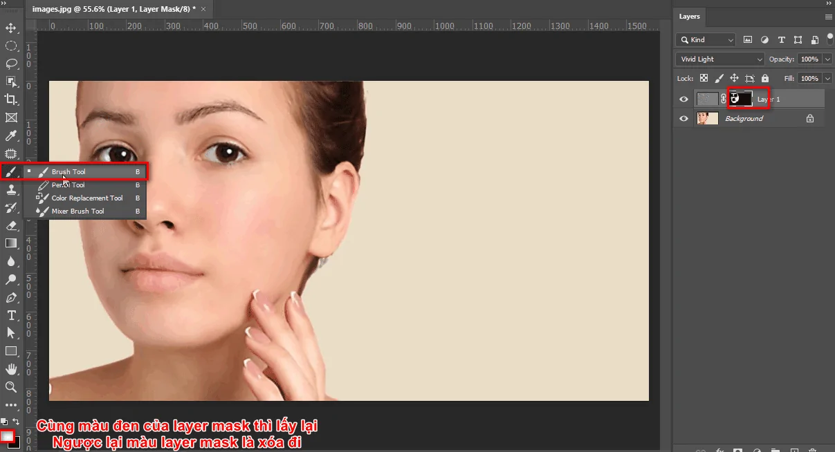 Chọn tiếp hiệu ứng twirl hiệu ứng tạo hình xoắn