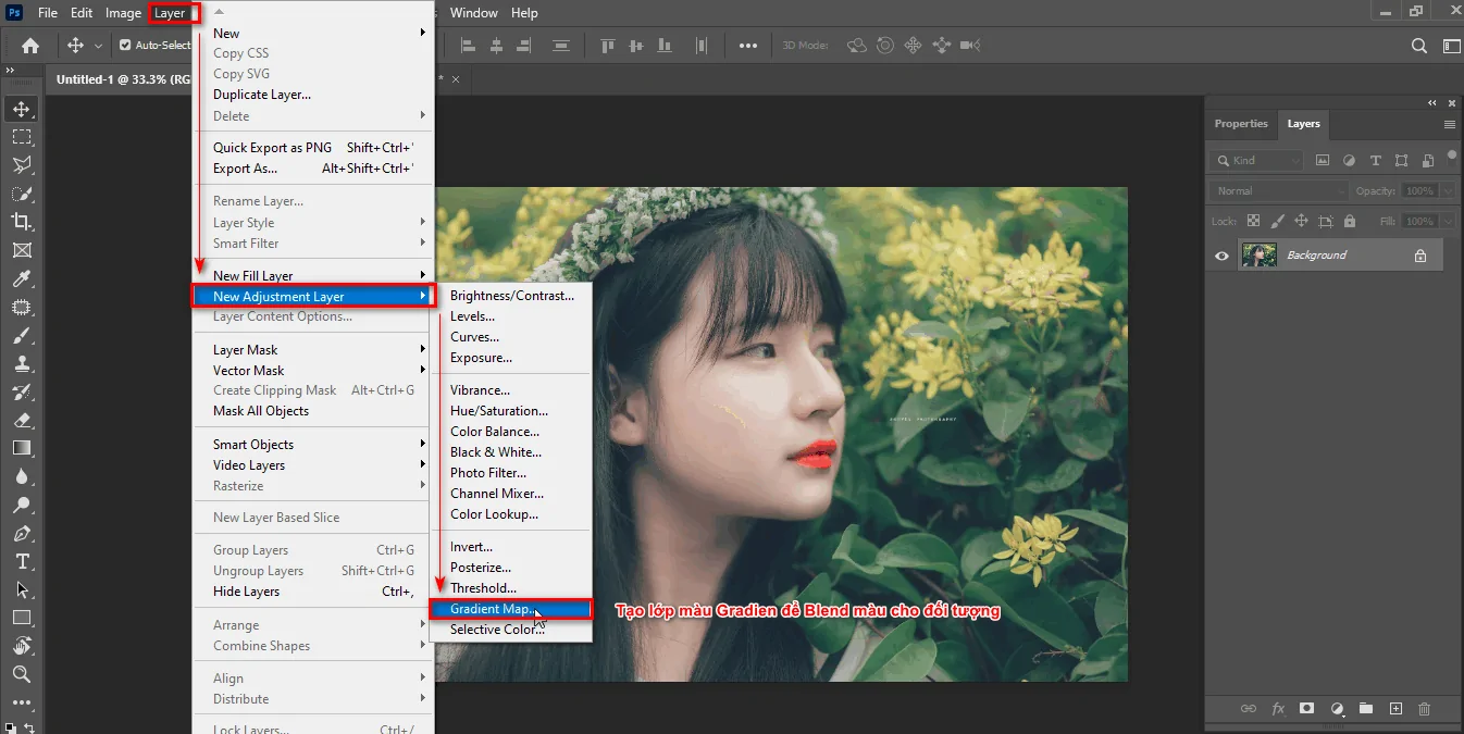 Cách Blend màu trong photoshop Cách Blend màu cơ bản và đơn giản trong photoshop