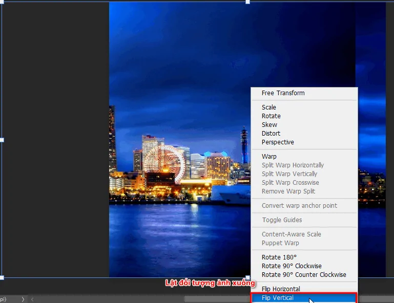 Cách tạo hiệu ứng trong photoshop thành phố biển Cách tạo ra một thành phố xoay tròn trong photoshop