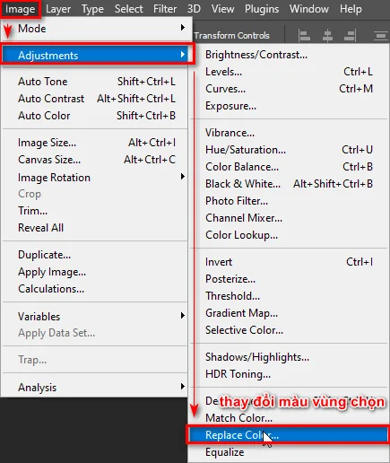 Cách tạo background 3D trong Photoshop Thay đổi màu vùng chọn