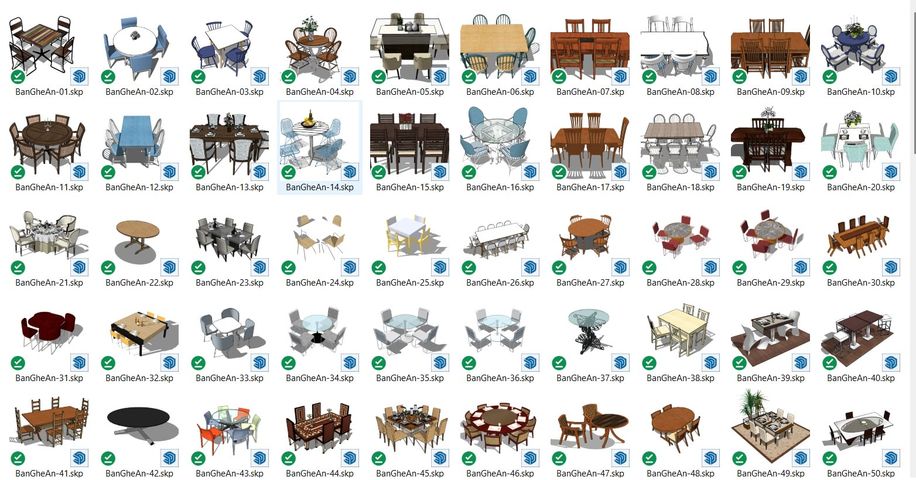 Thư viện sketchup Thư viện sketchup