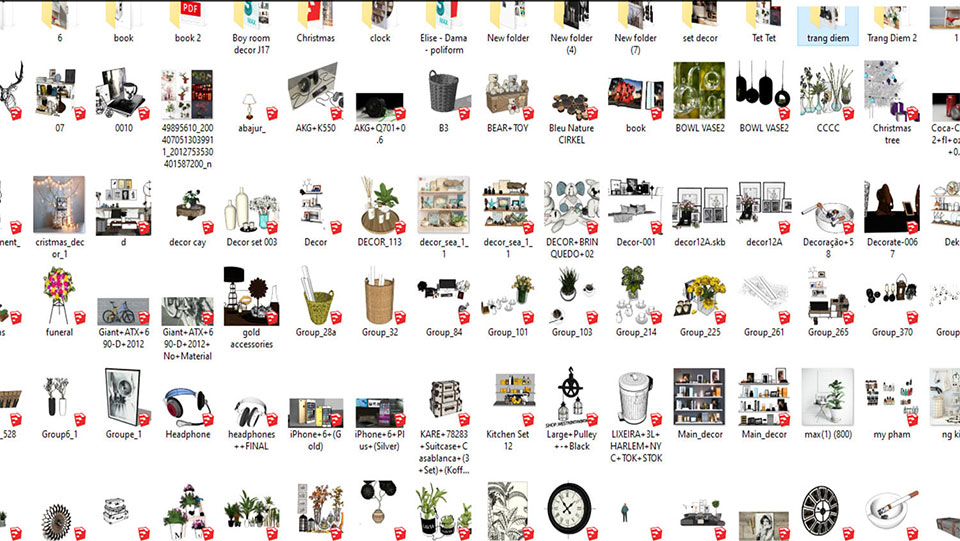 Thư viện sketchup Thư viện sketchup