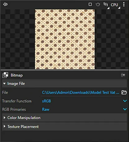 Cách setting vật liệu trong vray sketchup Diffuse khi làm vật liệu