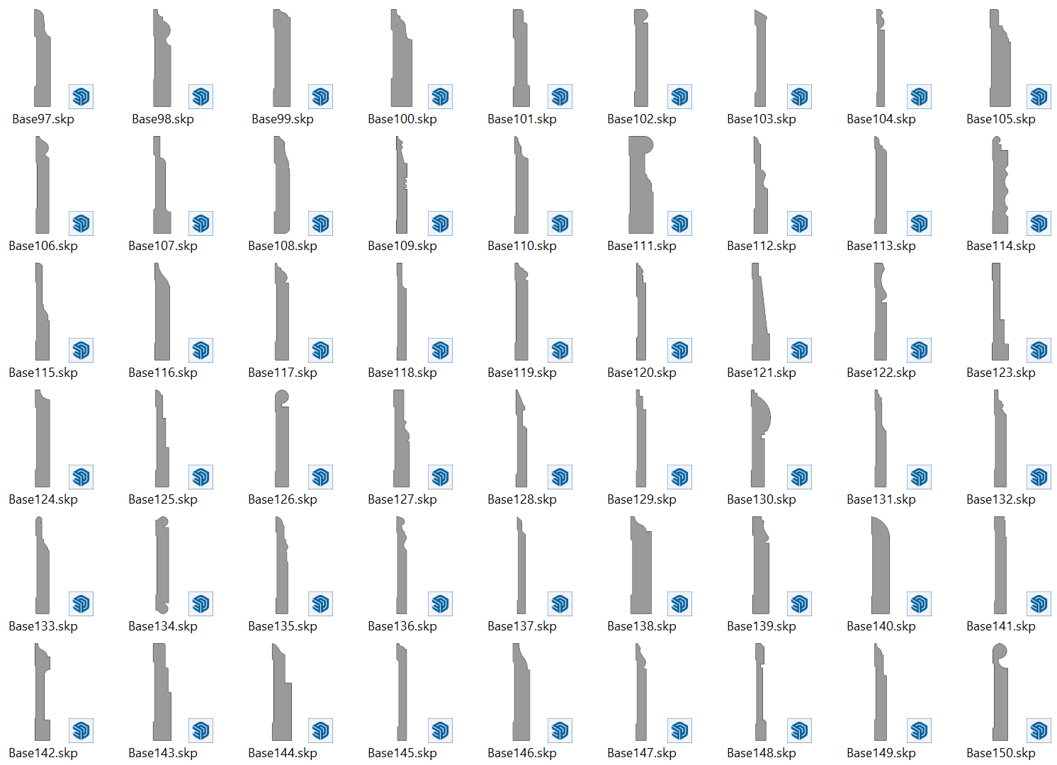 thư viện phào chỉ profile builder 3 tự động miễn phí