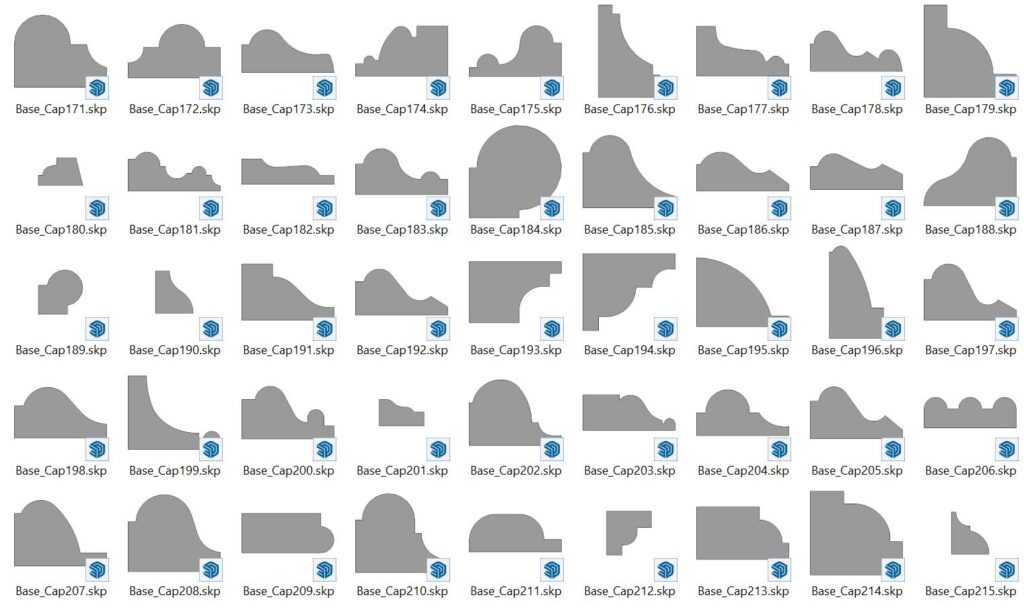 thư viện phào chỉ profile builder 3 tự động miễn phí