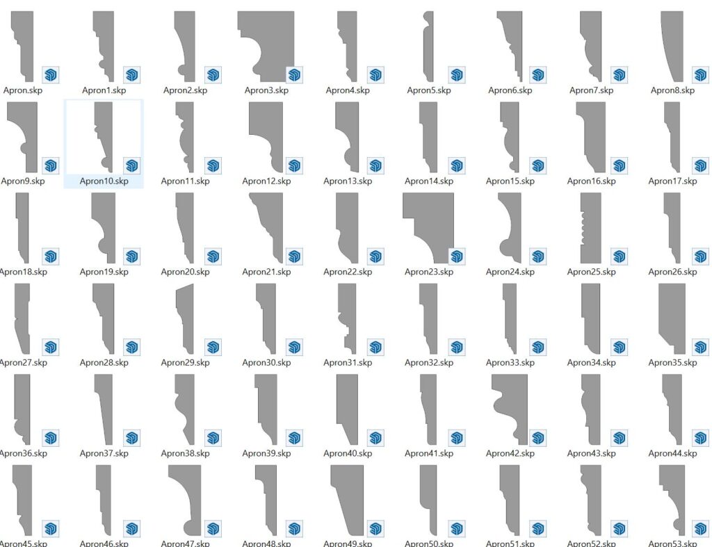 thư viện phào chỉ profile builder 3 tự động miễn phí