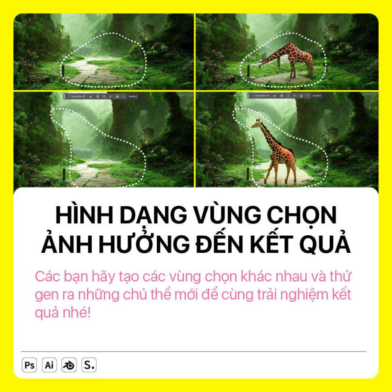 Cách sử dụng Gernerative fill trong photoshop hiệu quả