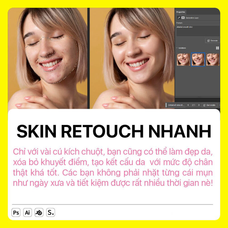 Cách sử dụng Gernerative fill trong photoshop hiệu quả
