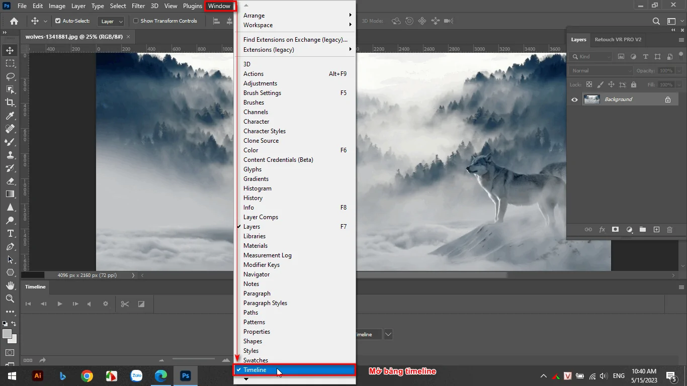 Cách tạo ảnh chuyển động trong photoshop Cách tạo ảnh chuyển động trong photoshop