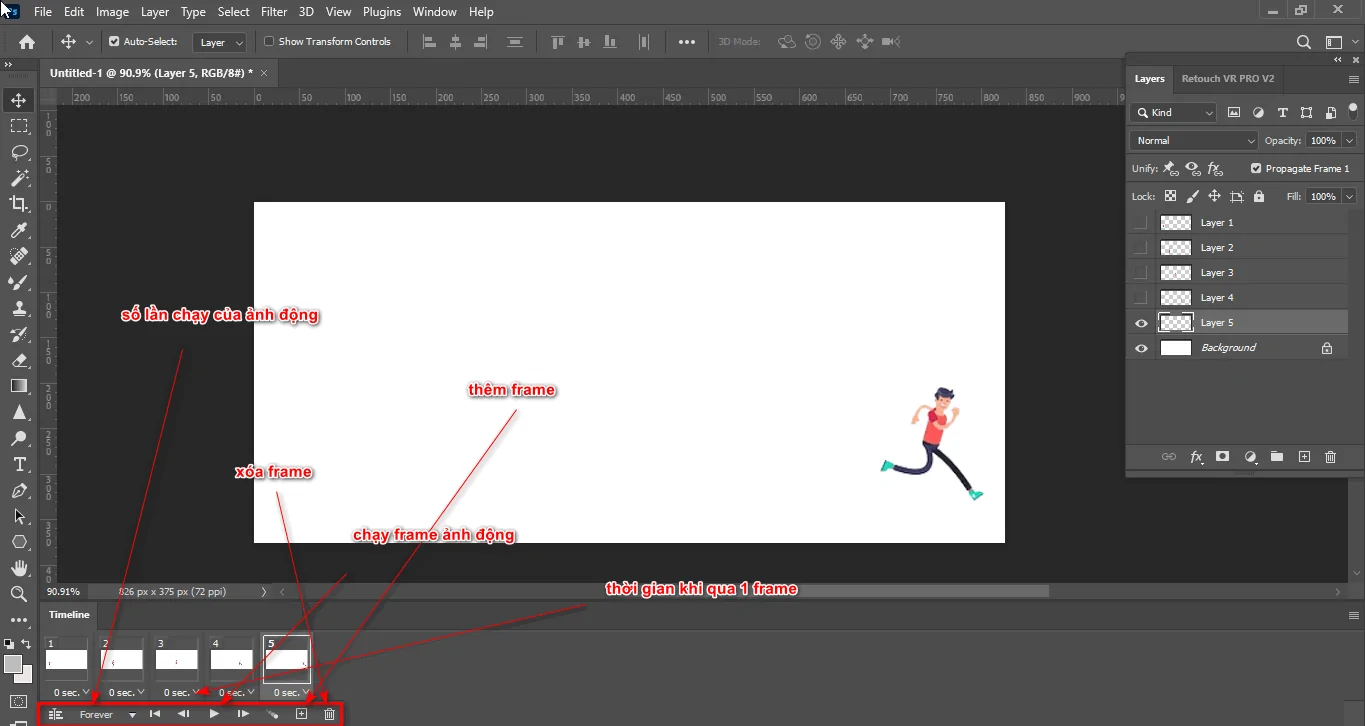 Cách tạo ảnh chuyển động trong photoshop Cách tạo ảnh chuyển động trong photoshop