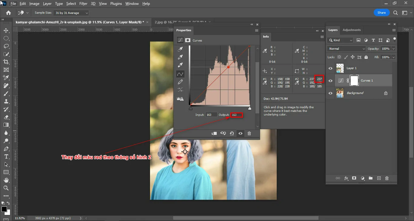 Cách blend màu đẹp trong photoshop