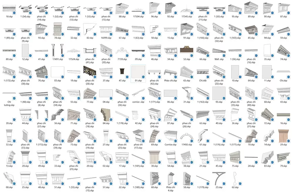 Thư viện phào chỉ