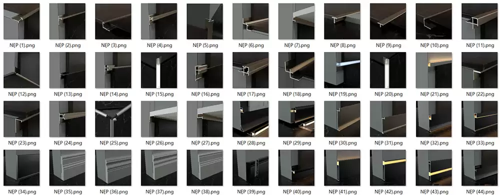 Thư viện nẹp cho Sketchup