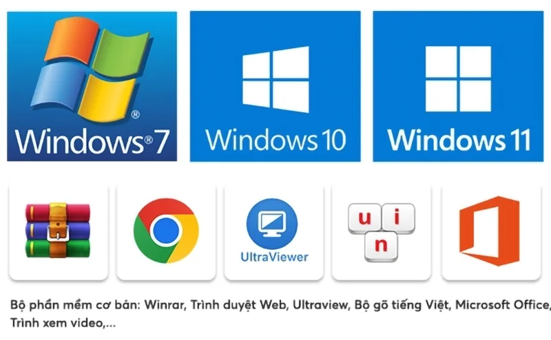 Cài win tại nhà giá rẻ uy tín