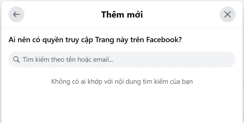 Cách thêm quản trị viên cho page