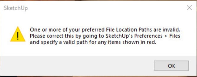 Tổng hợp những lỗi thường gặp trong Sketchup và cách khắc phục